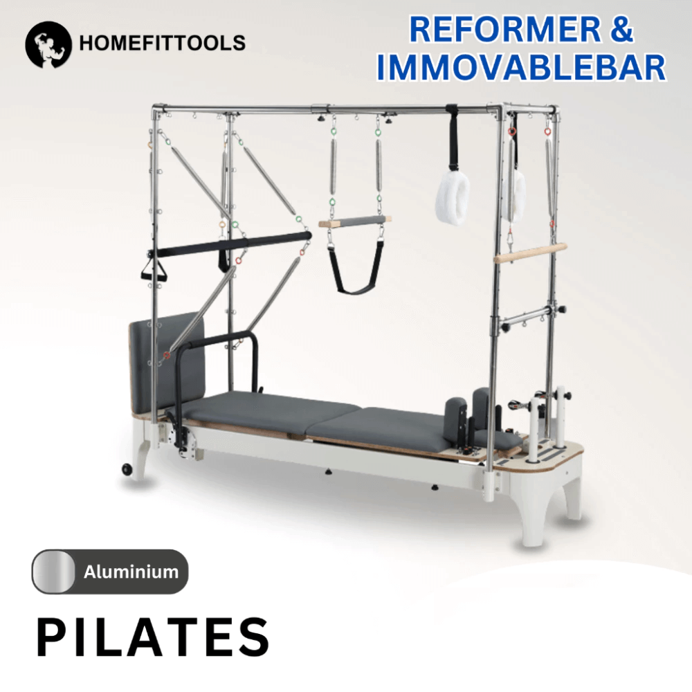 เครื่องพิลาทิส คาดิแลค HOMEFITTOOLS PILATES REFORMER & CADILLAC อลูมิเนียม_3